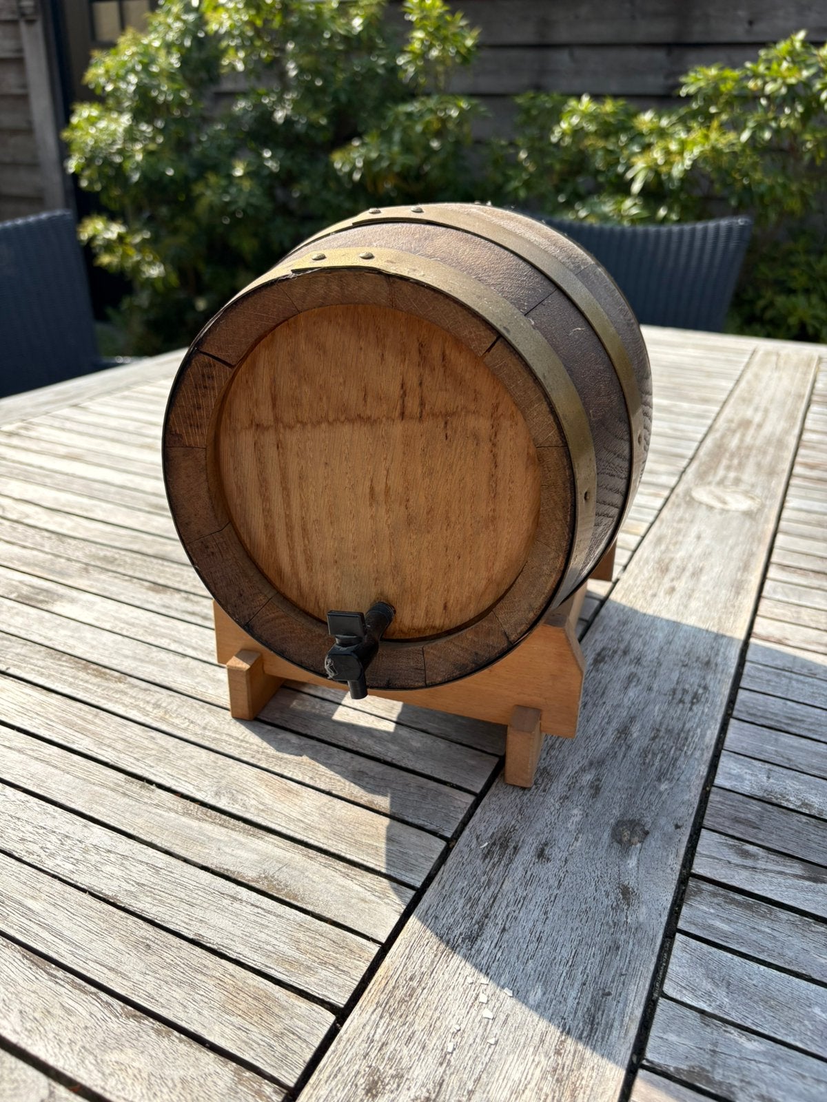 Houten vaatje voor mancave, Huis en Inrichting, Barren, Ophalen, Zo goed als nieuw