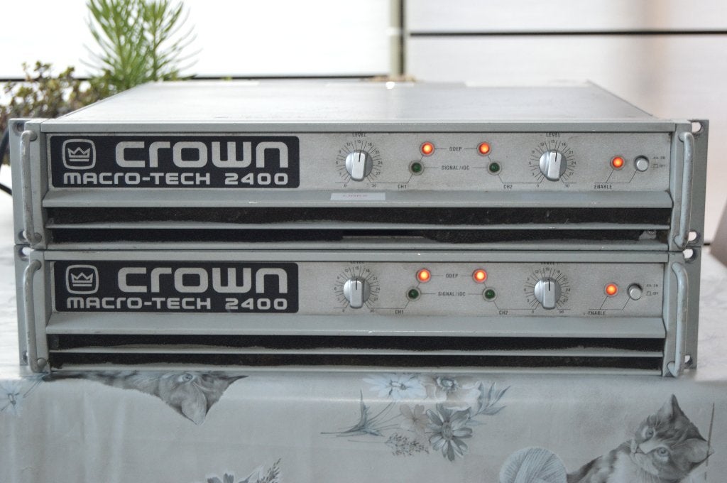 Crown  2400 versterker + Nexo PS15 controller MK2, Ophalen, Gebruikt, 500 tot 1000 watt, P.A.