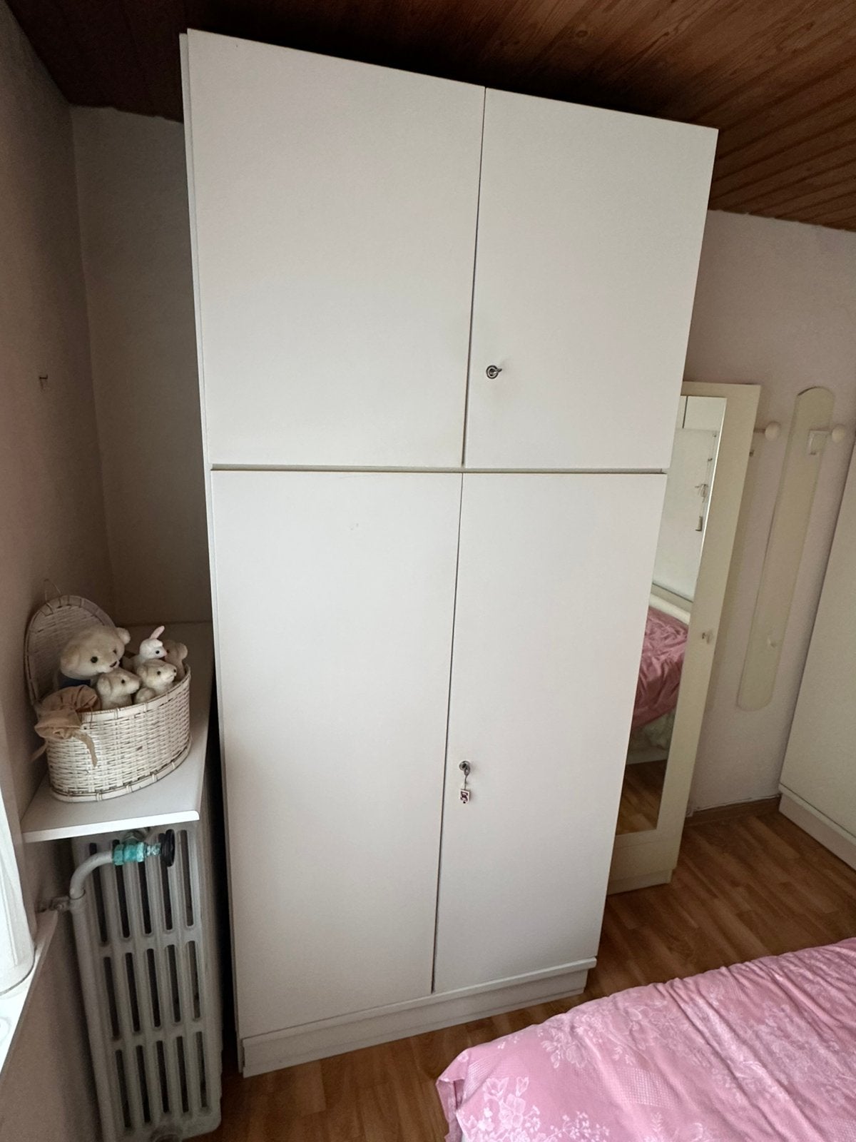 Kleerkast en schoenkast, Huis en Inrichting, Ophalen, Overige materialen, Gebruikt, 200 cm of meer