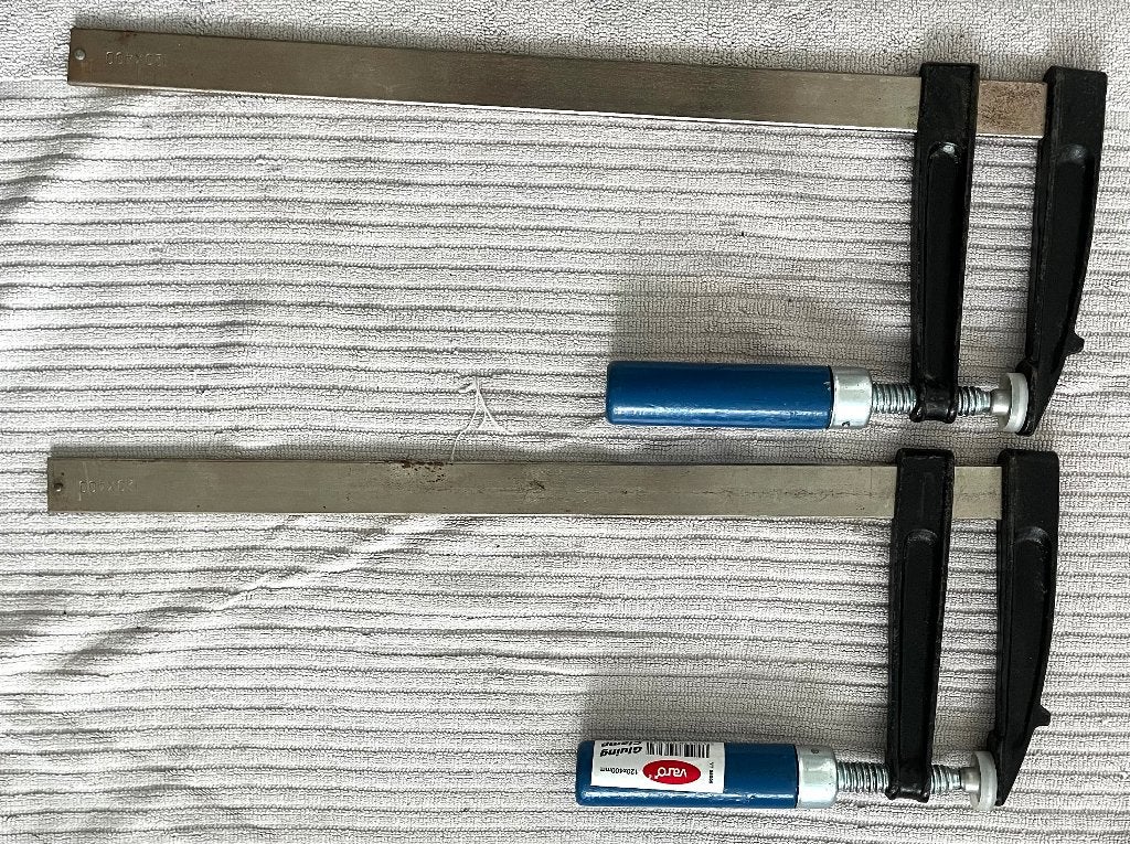 Spanklemmen, lijmklemmen VARO, 2 stuks. NIEUW., Doe-het-zelf en Bouw, Ophalen, Nieuw