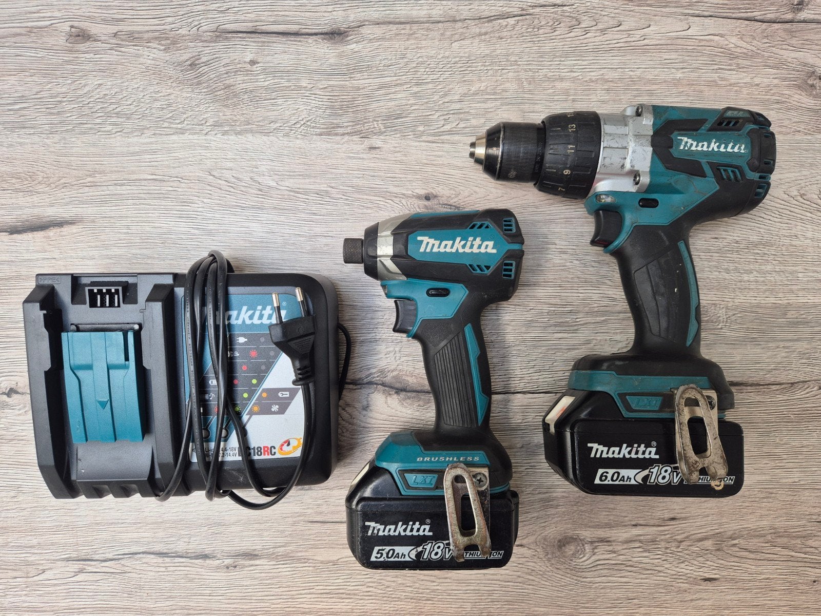 Makita accuboormachine + vijsmachine, Enlèvement
