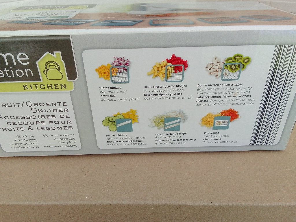 Découpe fruits et légumes, Maison & Meubles, Trancheuse, Enlèvement ou Envoi, Utilisé