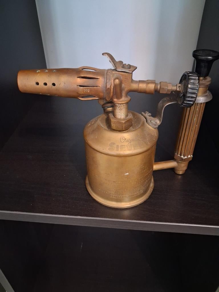 Oude  messing brander sievert, Antiek en Kunst, Ophalen