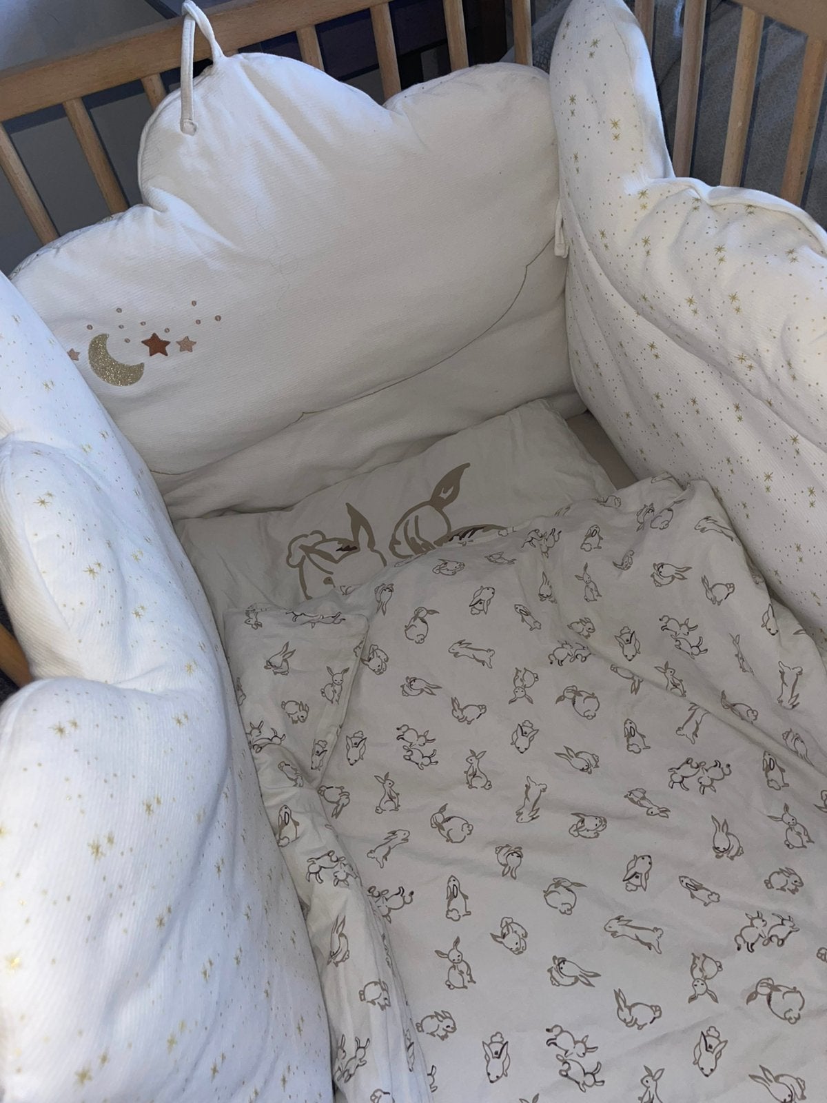 3-delige bedbumper, Kinderen en Baby's, Ophalen, Gebruikt, Ledikant