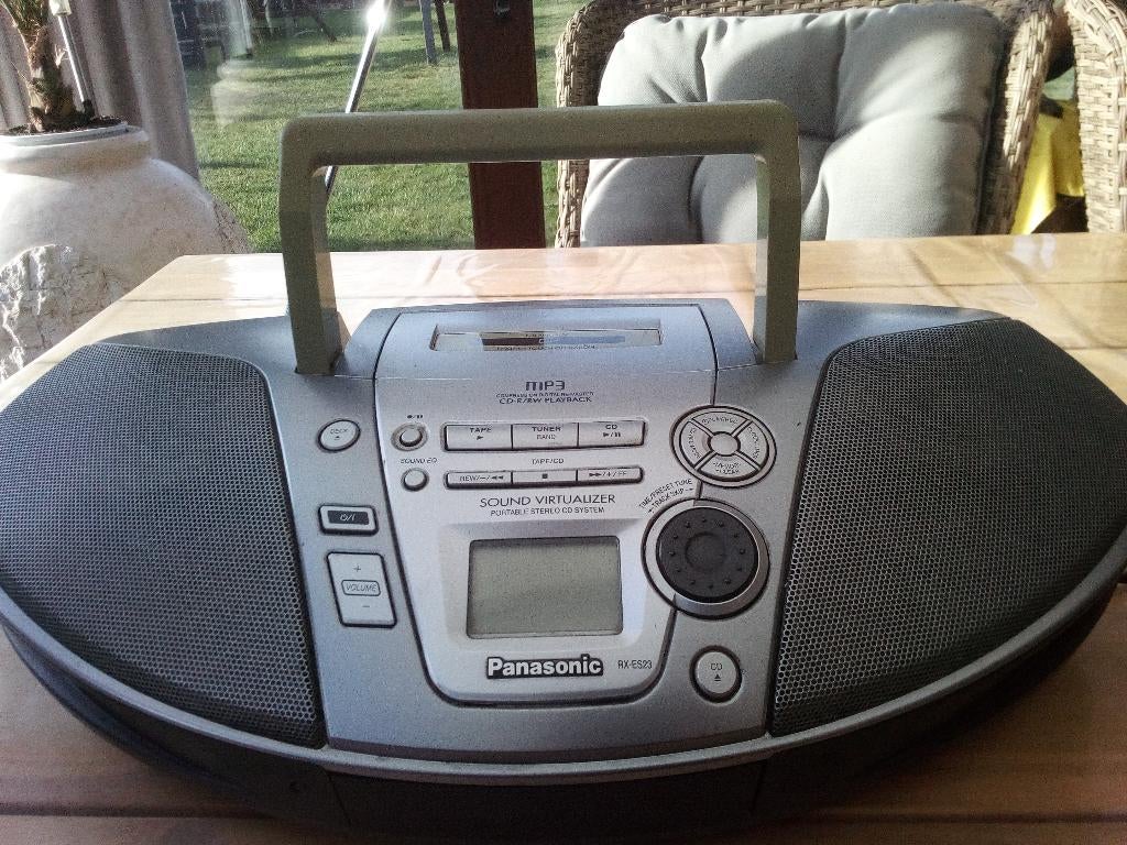 Panasonic boombox tape-tuner-cd, Ophalen