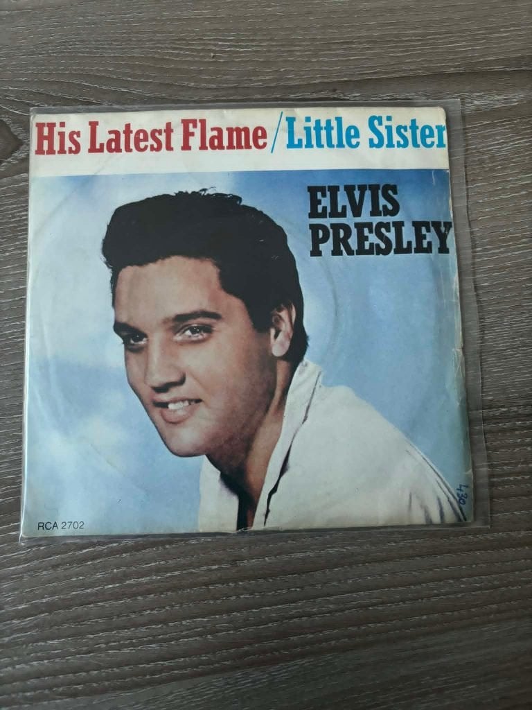 Elvis single, His latest flame/little sister, Franse persing, Cd's en Dvd's, Vinyl Singles, Gebruikt, 7 inch, Ophalen of Verzenden
