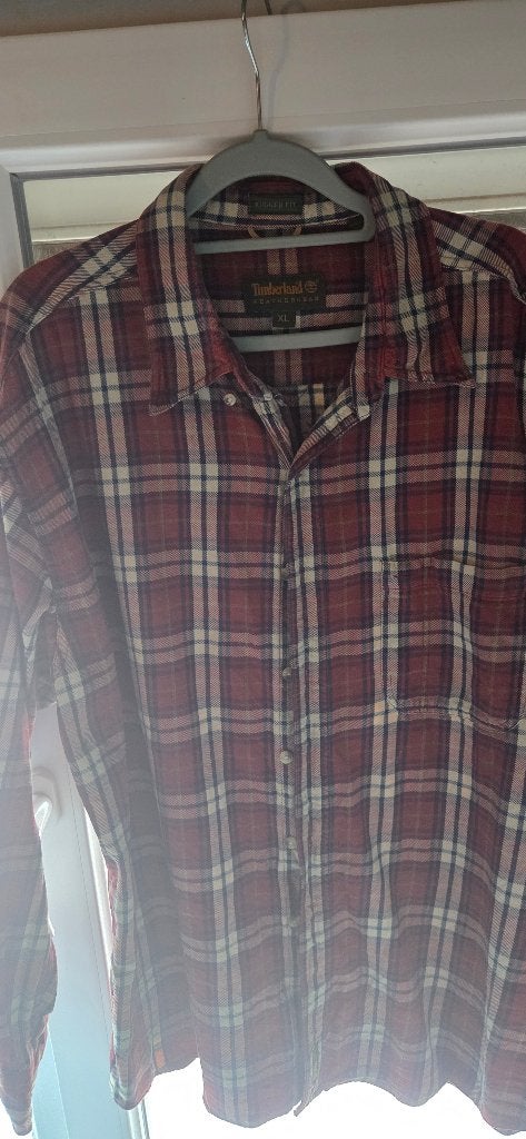 Katoenen Hemd Timberland XL "Rugged Fit", Timberland, Nieuw, Ophalen of Verzenden, Halswijdte 43/44 (XL)