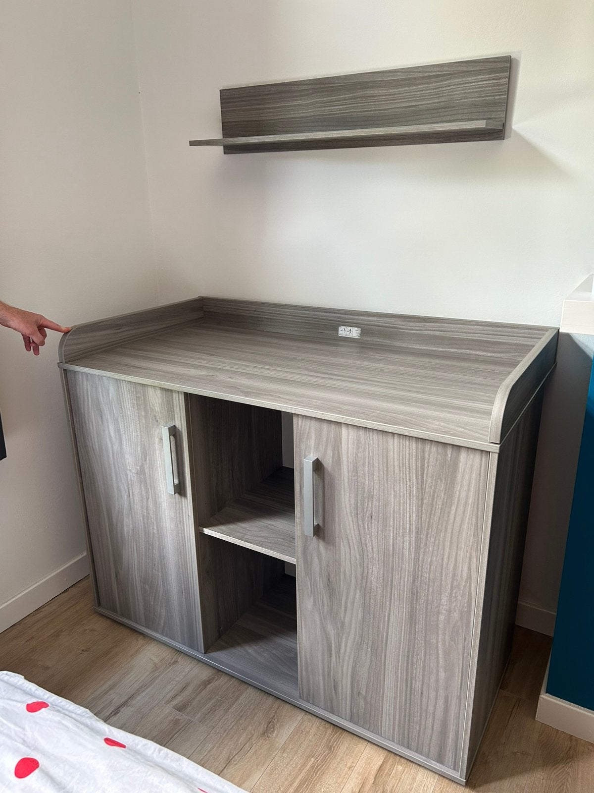 Verzorgings kast met kleekast en schab, Enfants & Bébés, Chambre d'enfant | Commodes & Armoires, Enlèvement, Utilisé, Armoire