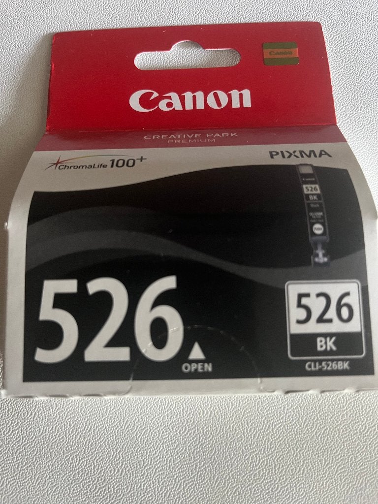 INKTPATRONEN  CANON 526  BK - ZWART, Computers en Software, Ophalen, Nieuw, Cartridge, Canon