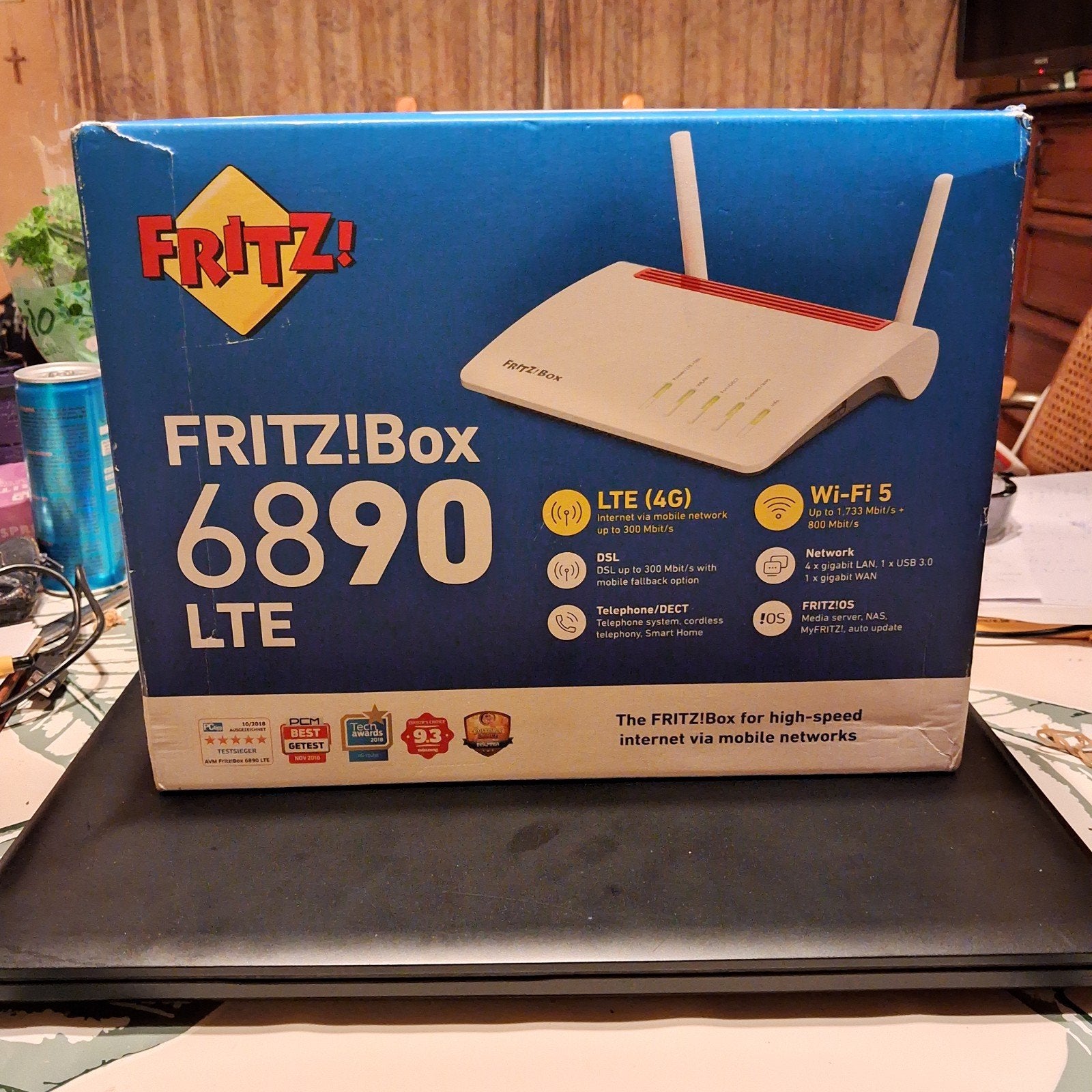 FRITZ!Box 6890 LTE, Computers en Software, Routers en Modems, Zo goed als nieuw, Router, Ophalen of Verzenden