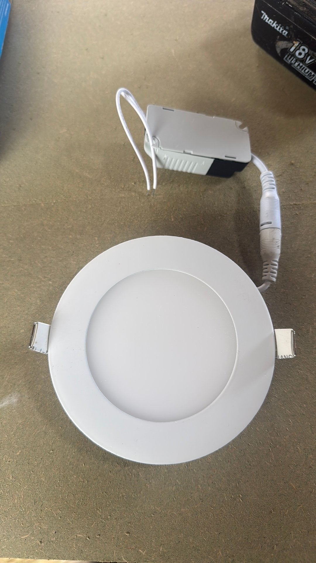 Panneau d'éclairage LED 12cm blanc 6 W, Enlèvement ou Envoi, Neuf, LED