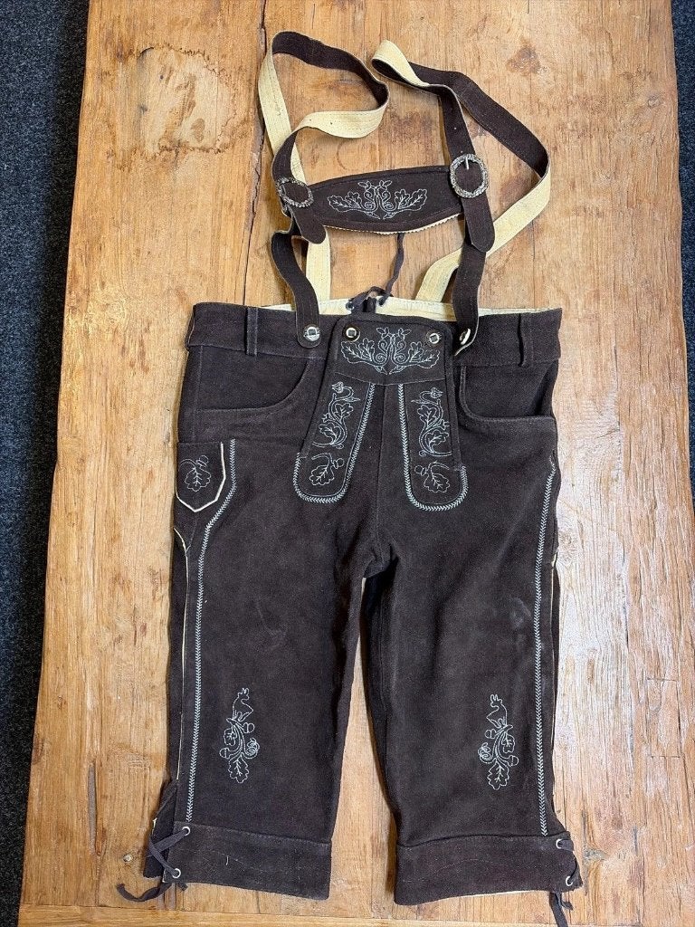 Originele Lederhosen maat 54, Enlèvement ou Envoi, Comme neuf, Taille 52/54 (L), DJT