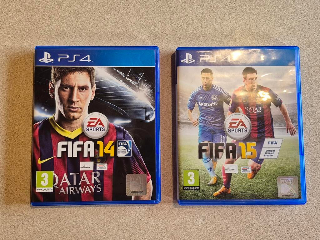 PS4 spelletje Fifa 14 & 15; samen €9, Games en Spelcomputers, Games | Sony PlayStation Vita, Ophalen of Verzenden, Zo goed als nieuw