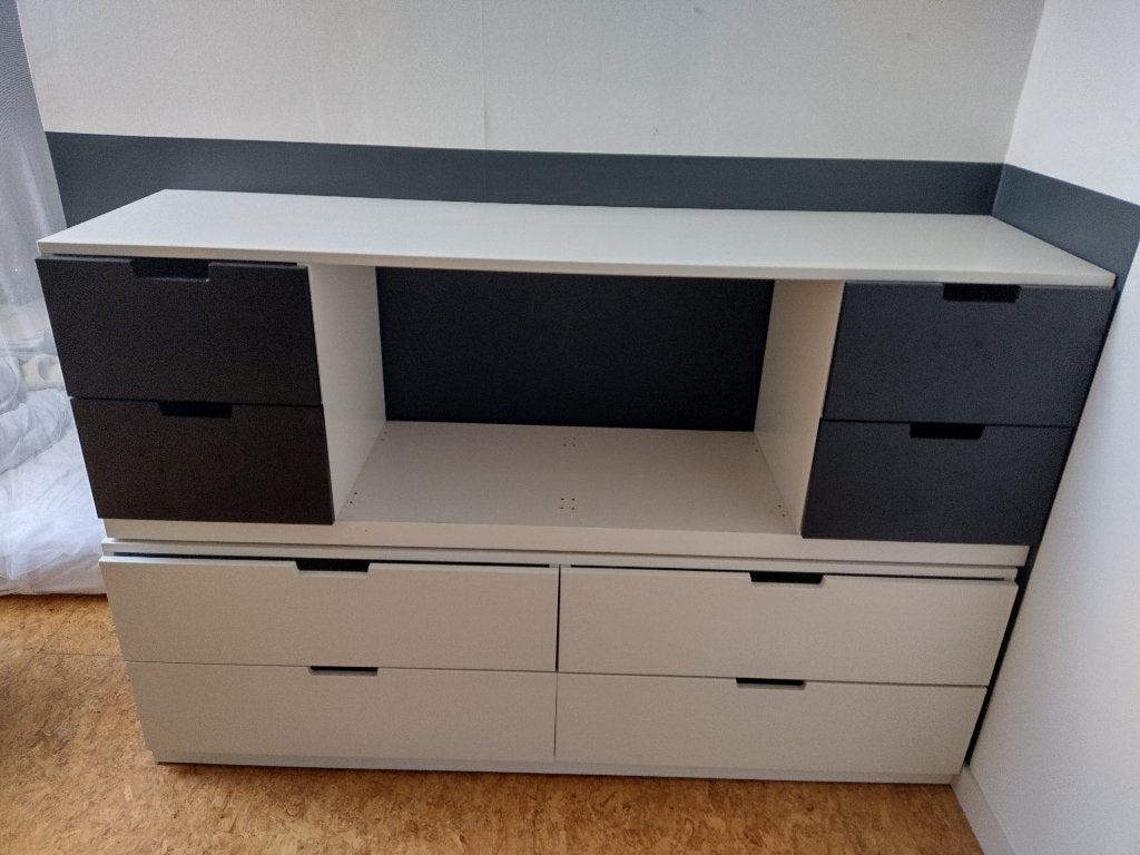 ladekast Ikea Nordli (2 stuks), Maison & Meubles, Armoires | Commodes, 25 à 50 cm, 5 tiroirs ou plus, Moins de 100 cm, 150 à 200 cm