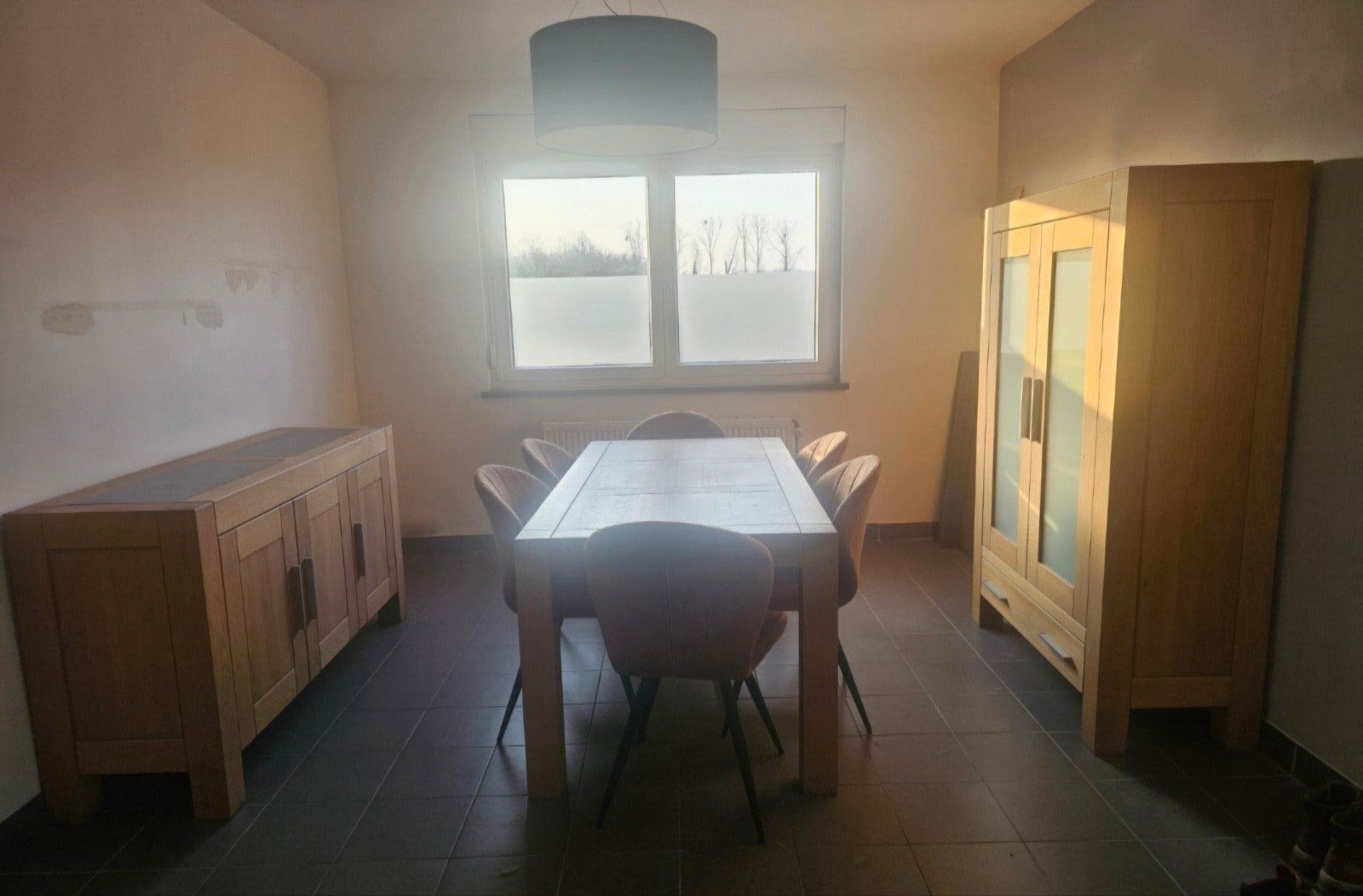 complete eetkamer zonder stoelen, Huis en Inrichting, Ophalen