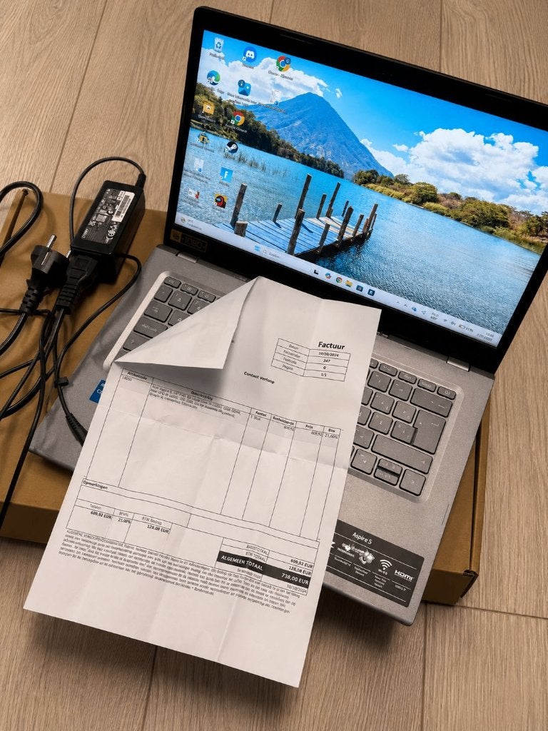 Acer Aspire 5, Computers en Software, Qwerty, 14 inch, SSD, 3 tot 4 Ghz