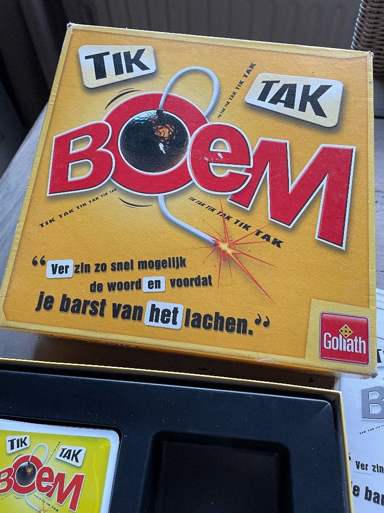 spel tik tak boem, Hobby en Vrije tijd, Drie of vier spelers, Ophalen, Gebruikt