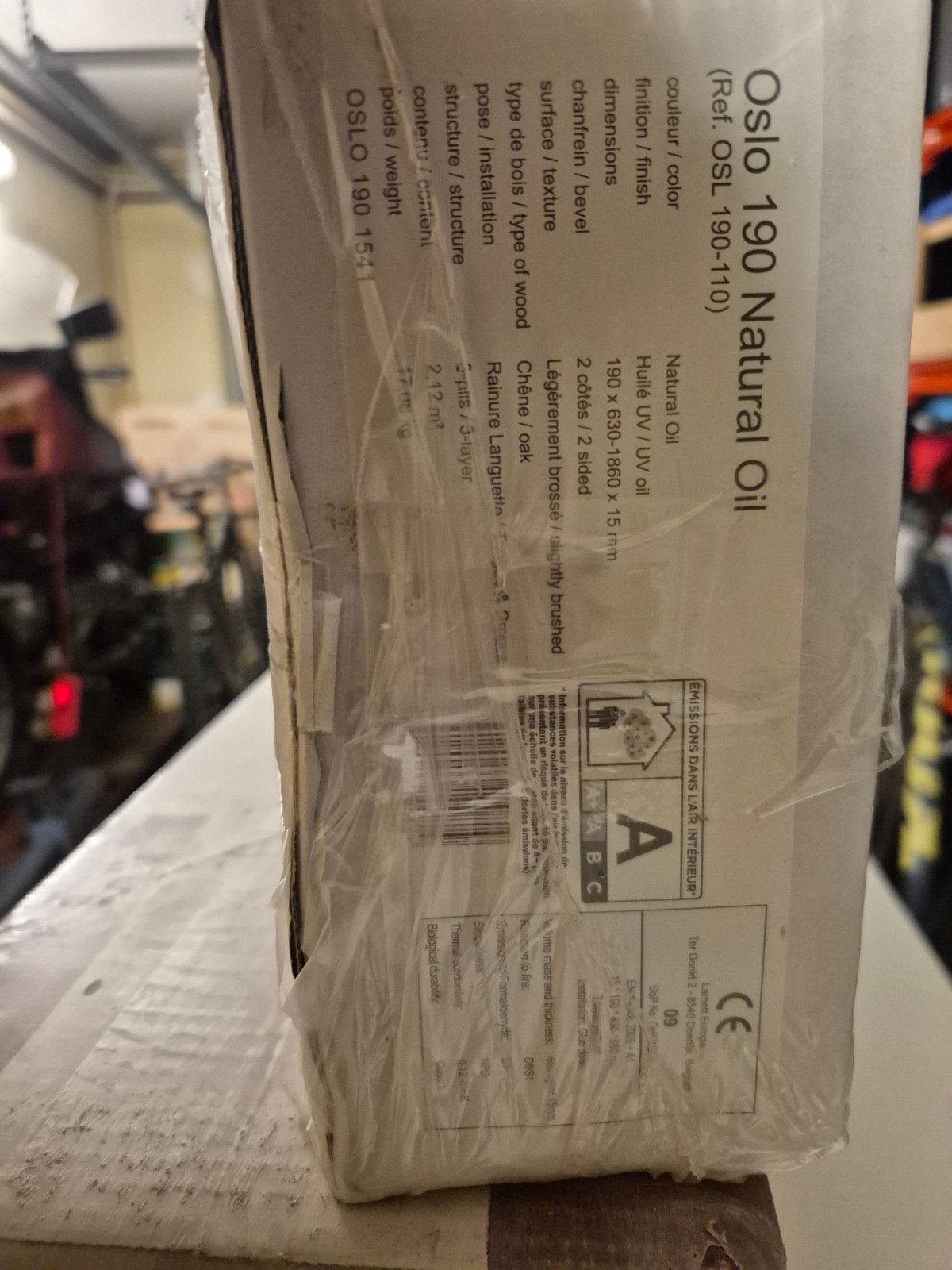 parket eiken Lamett Oslo natural oil 190, Nieuw, 10 m² of meer, 10 tot 30 cm, Hout