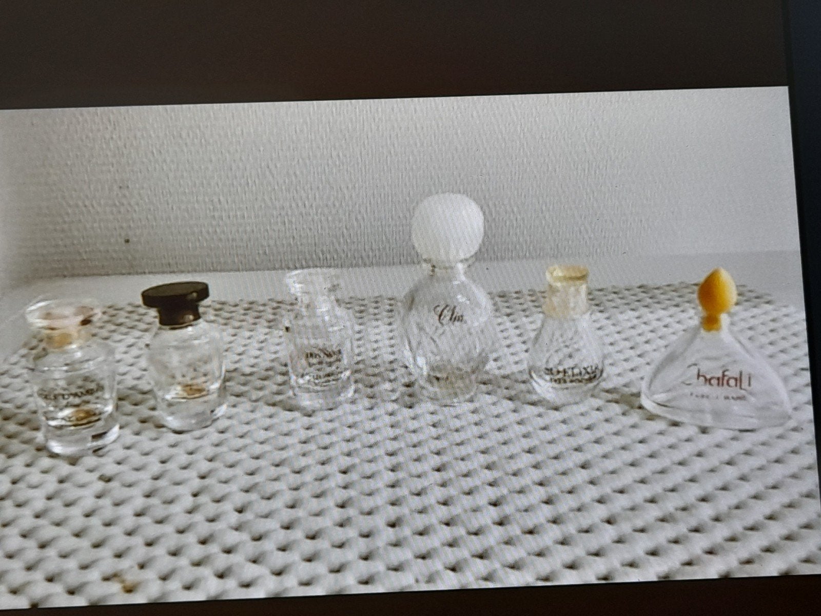 Lot de 6 miniatures Vintage vides de Yves Rocher, Enlèvement ou Envoi, Utilisé, Miniature