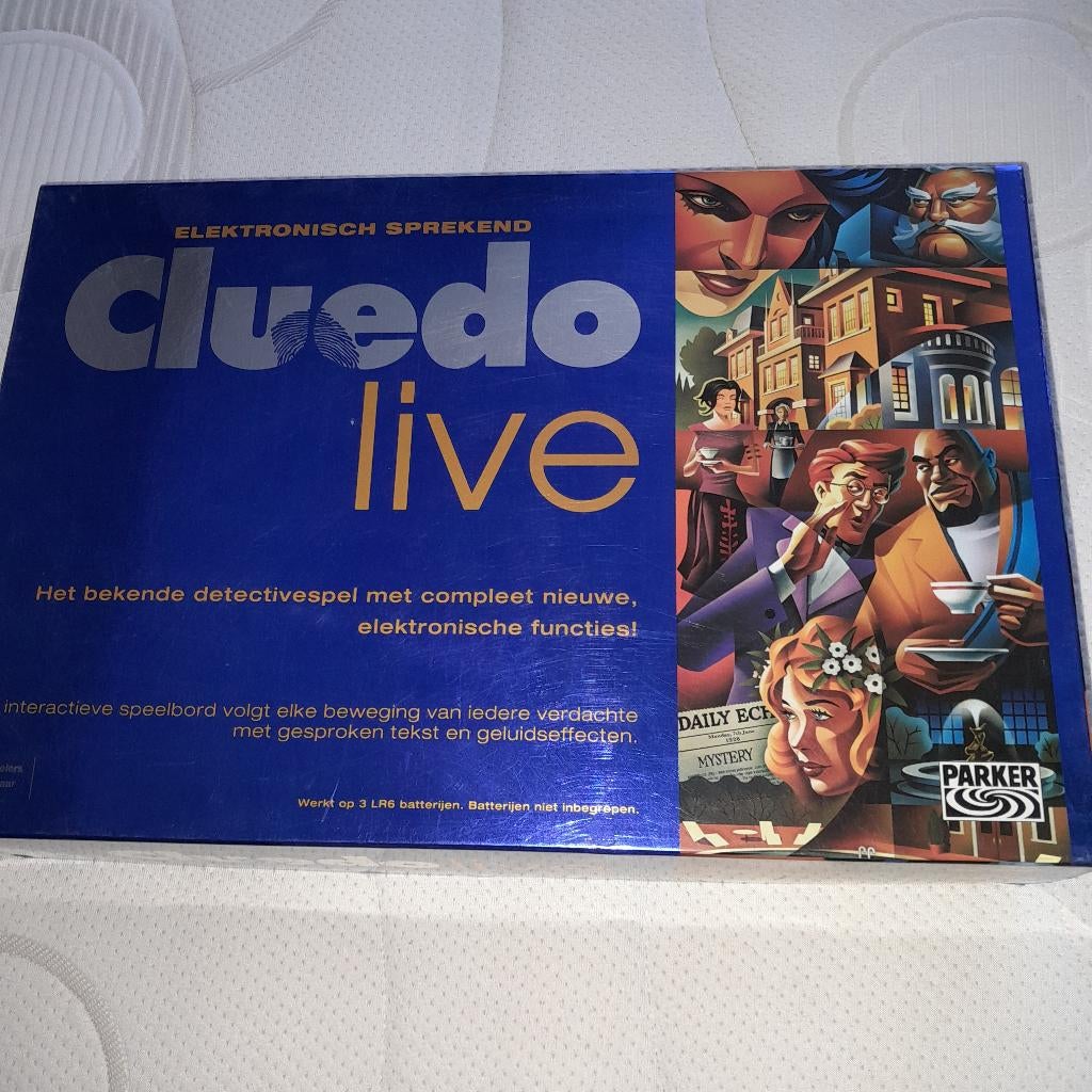 cluedo live, Drie of vier spelers, Ophalen of Verzenden, Zo goed als nieuw, Parker