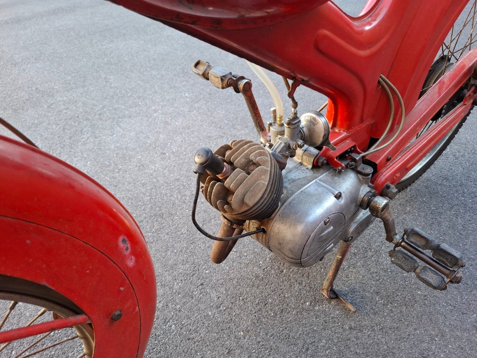 bianchi falco 1960, Fietsen en Brommers, Klasse B (45 km/u), 50 cc, 3 versnellingen, Ophalen