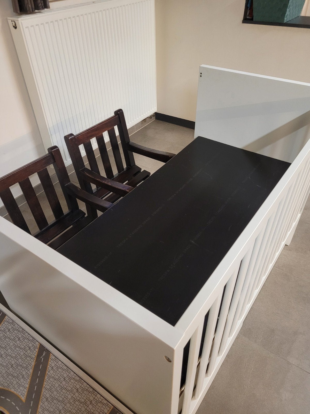 kinderbed, Ophalen