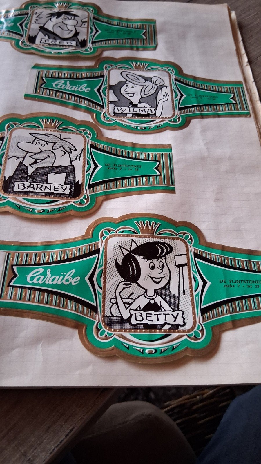 oude sigare bandjes, Enlèvement, Utilisé