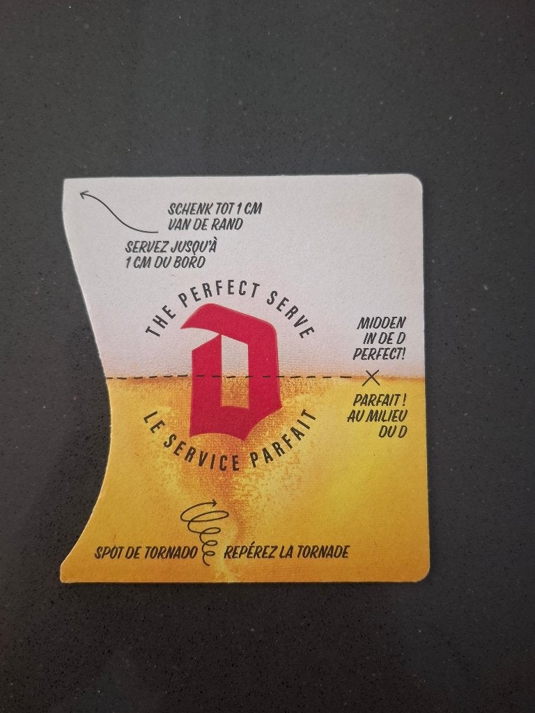 Bierviltje Duvel The Perfect Serve, Ophalen of Verzenden, Nieuw, Viltje(s), Duvel