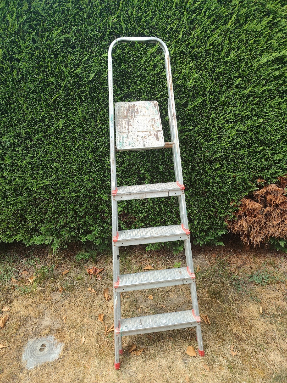 trapladder in perfecte staat,4 treden, Ophalen