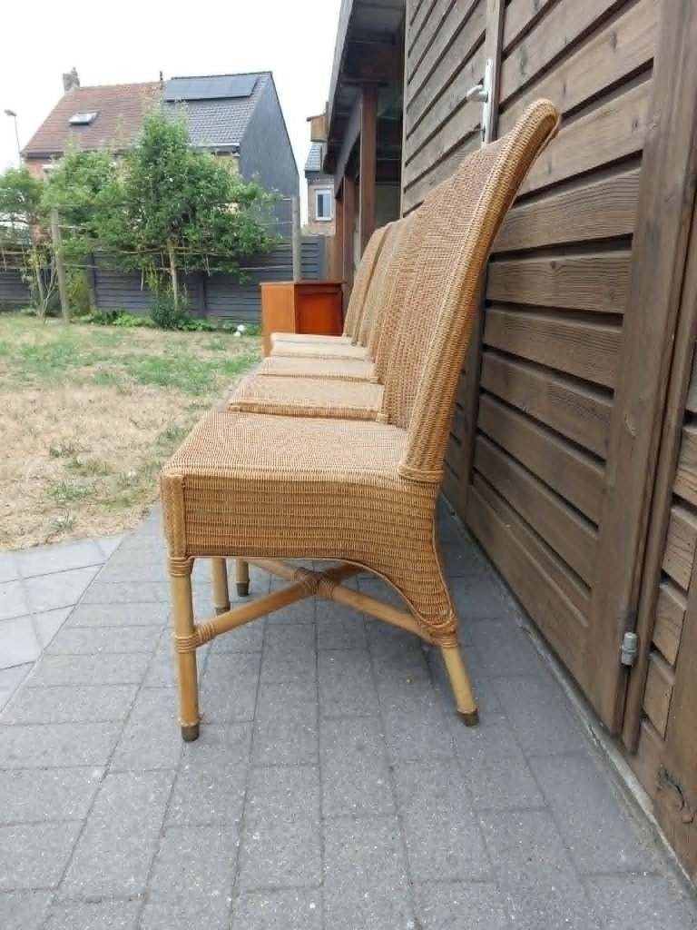 diverse stoelen per 2,5,6 vanaf 1 euro (vintage - Loom), Ophalen, Zo goed als nieuw, Bruin