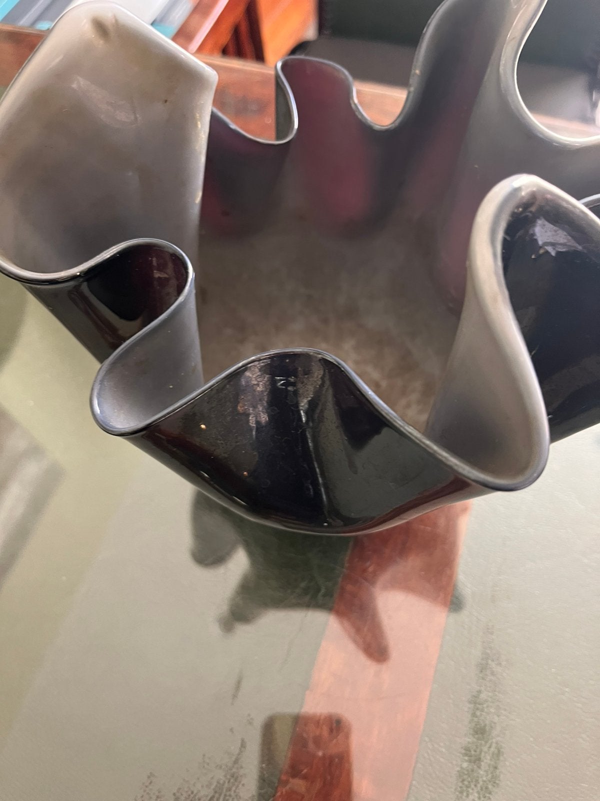 Prachtige vaas, Ophalen, Vaas, Zwart, Glas