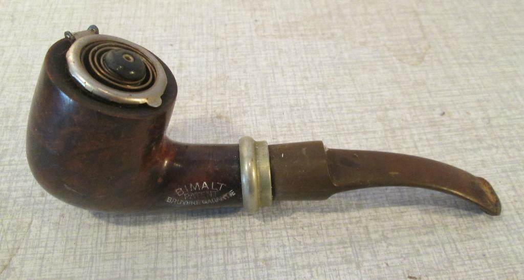 Belle pipe rétro - Brevet Bimalt - Garantie Bruyere, Enlèvement ou Envoi, Comme neuf, Narguilé