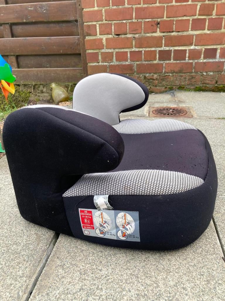Nania zitverhoger auto zwart/grijs, Ophalen