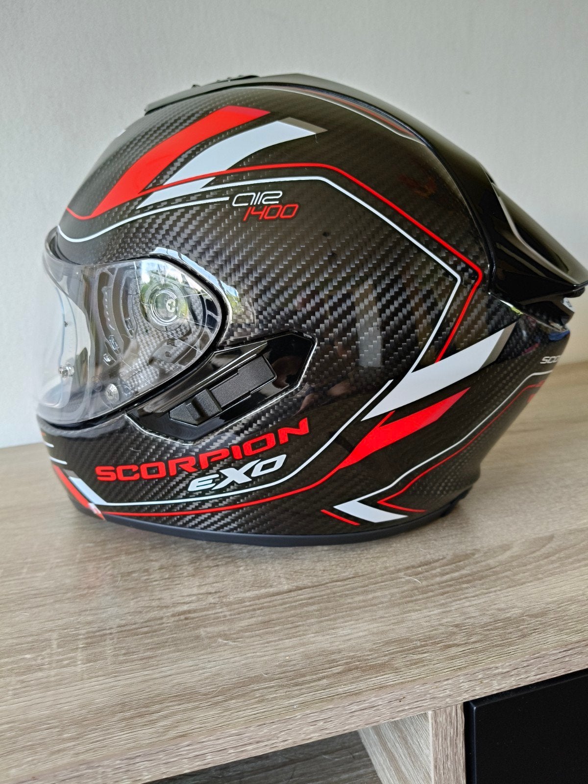 Scorpion Exo air 1400 carbon, Ophalen, XS, Integraalhelm