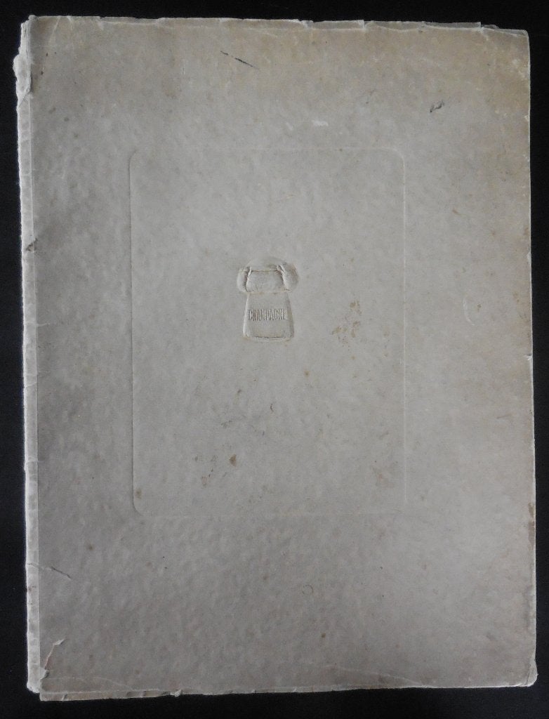 Champagne - Au amateurs de champagne - Massonet - 1933, Ophalen of Verzenden, Gelezen