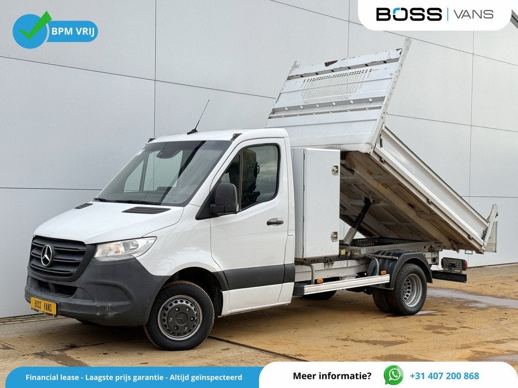 Mercedes-Benz Sprinter 514 2.2 CDI Automaat Kipper Dubbelluc, 2895 kg, Achat, Entreprise, 3 places