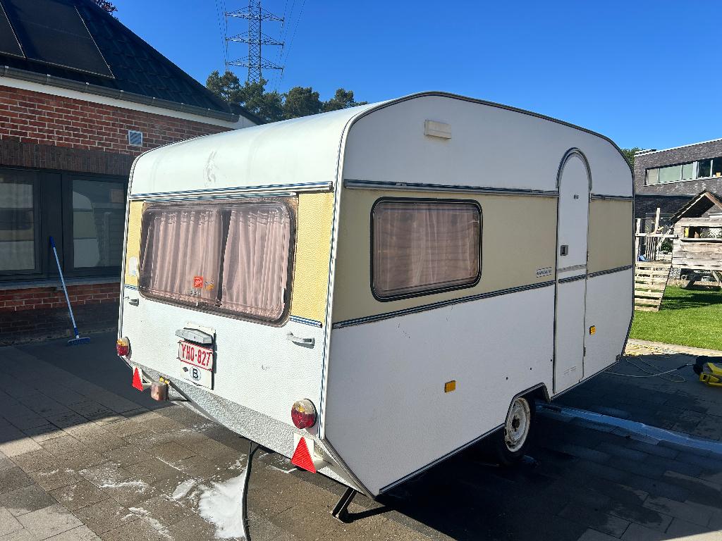 Caravan -750 kg zonder keuring en verzekering, Caravans en Kamperen, Overige merken, Particulier, 4 tot 5 meter, 500 - 750 kg