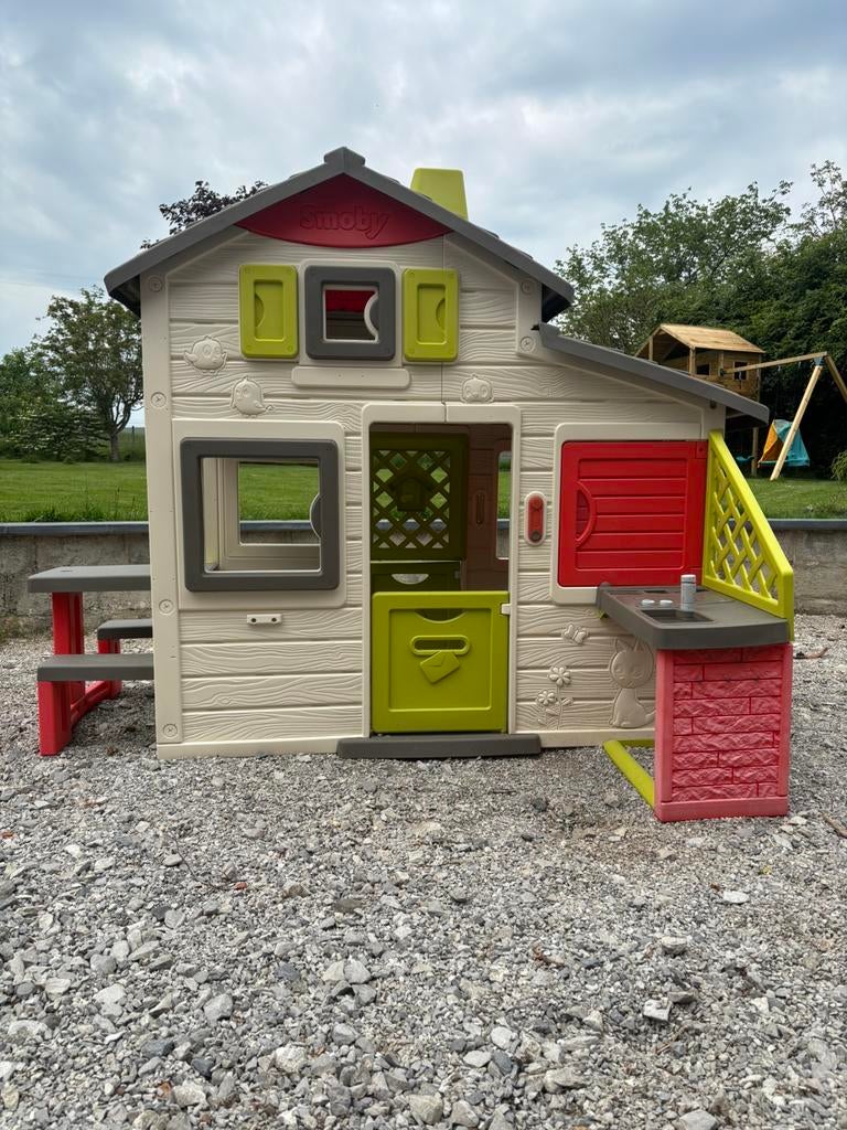 Maisonnette pour enfants, plus toboggan, Enlèvement, Comme neuf