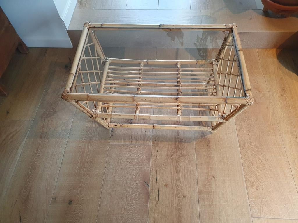 Rotan salontafel, Huis en Inrichting, Tafels | Salontafels, Ophalen