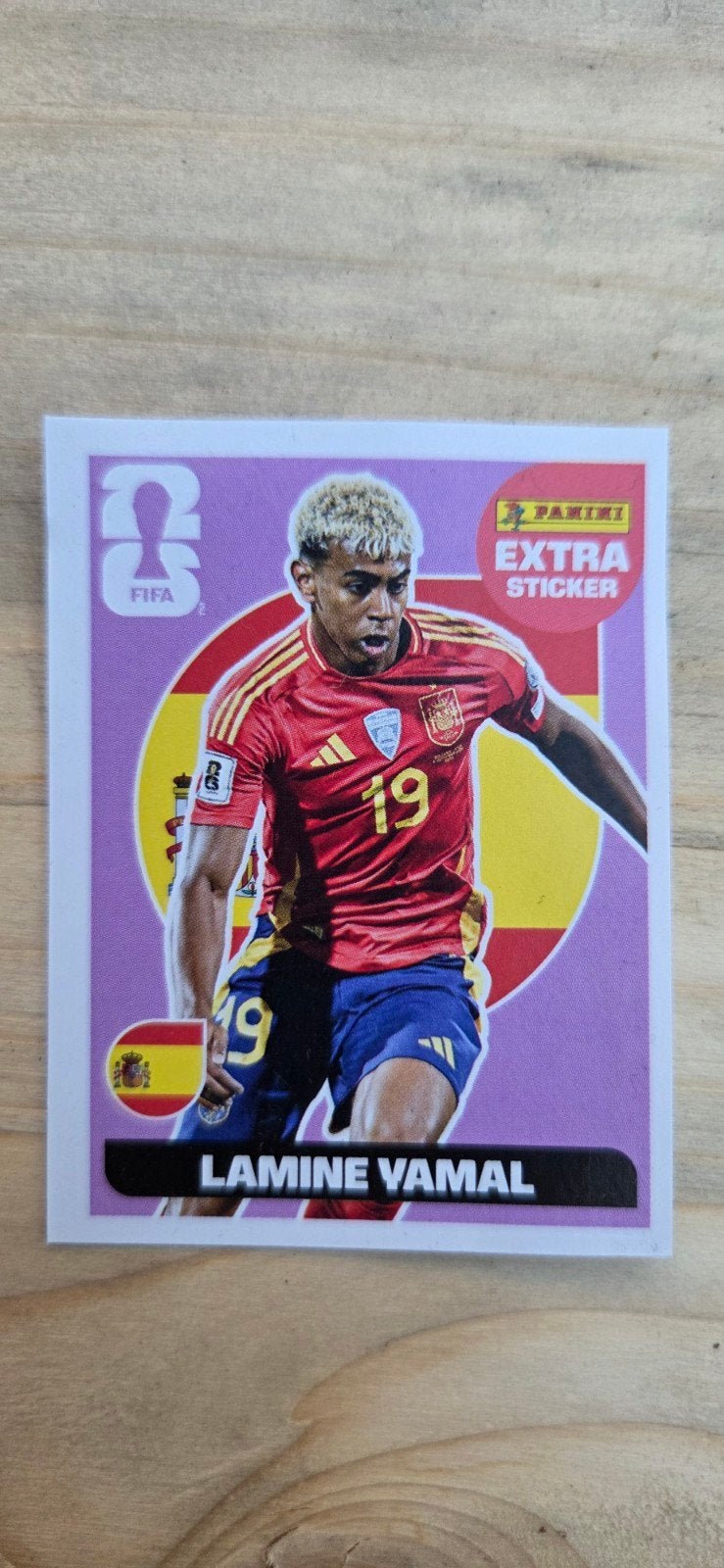 Sticker Lamine panini Yamal Extra, Ophalen