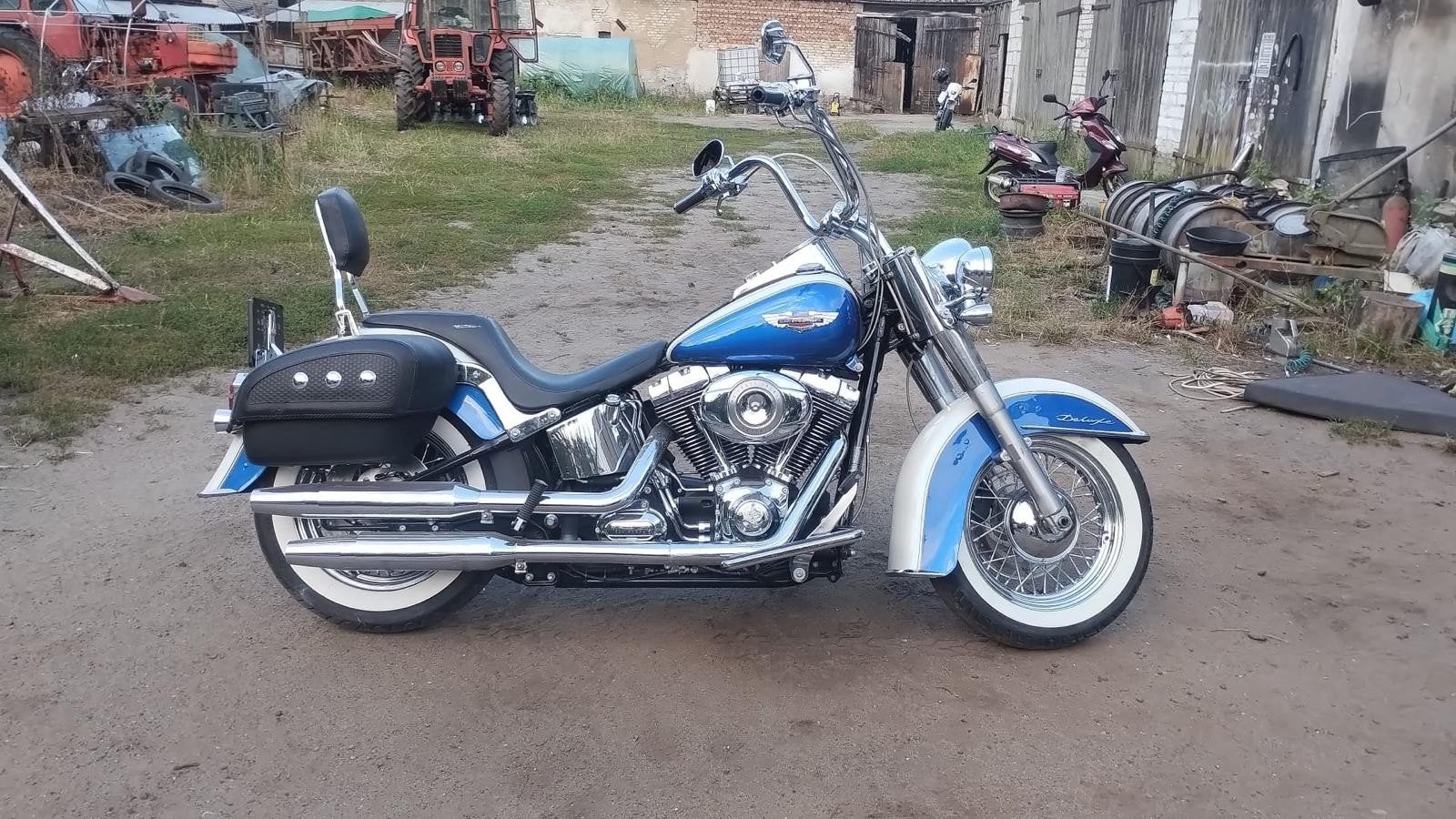 Harley-Davidson FLSTN softail deluxe 2009, Motoren, Ophalen of Verzenden