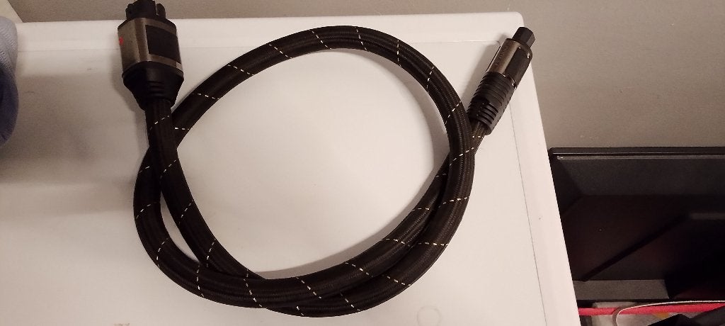 Ps audio câble d'alimentation perfect wave ac12, Enlèvement ou Envoi, Utilisé, Moins de 2 mètres, Autres câbles