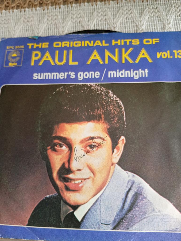 Paul Anka - Summer's gone / Midnight, Gebruikt, 7 inch, Single, Ophalen of Verzenden