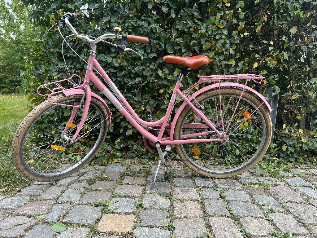 Meisjesfiets 26 inch 6 versnellingen, Velgrem, Versnellingen, Ophalen, 26 inch of meer
