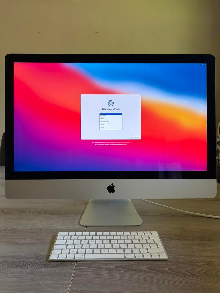 iMac 27-inch (2019) 5K Retina – Core i5 + Toetsenbord, Informatique & Logiciels, Apple Desktops, 8 GB, Comme neuf, 4 Ghz ou plus