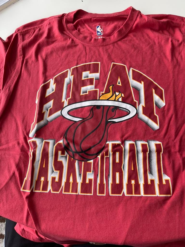 Tshirt. NBA. Miami Heat. Maat L, Verzenden, Zo goed als nieuw