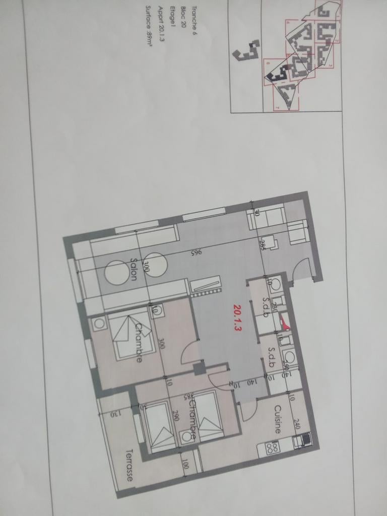 Appartement 89m2 tanger, Appartement