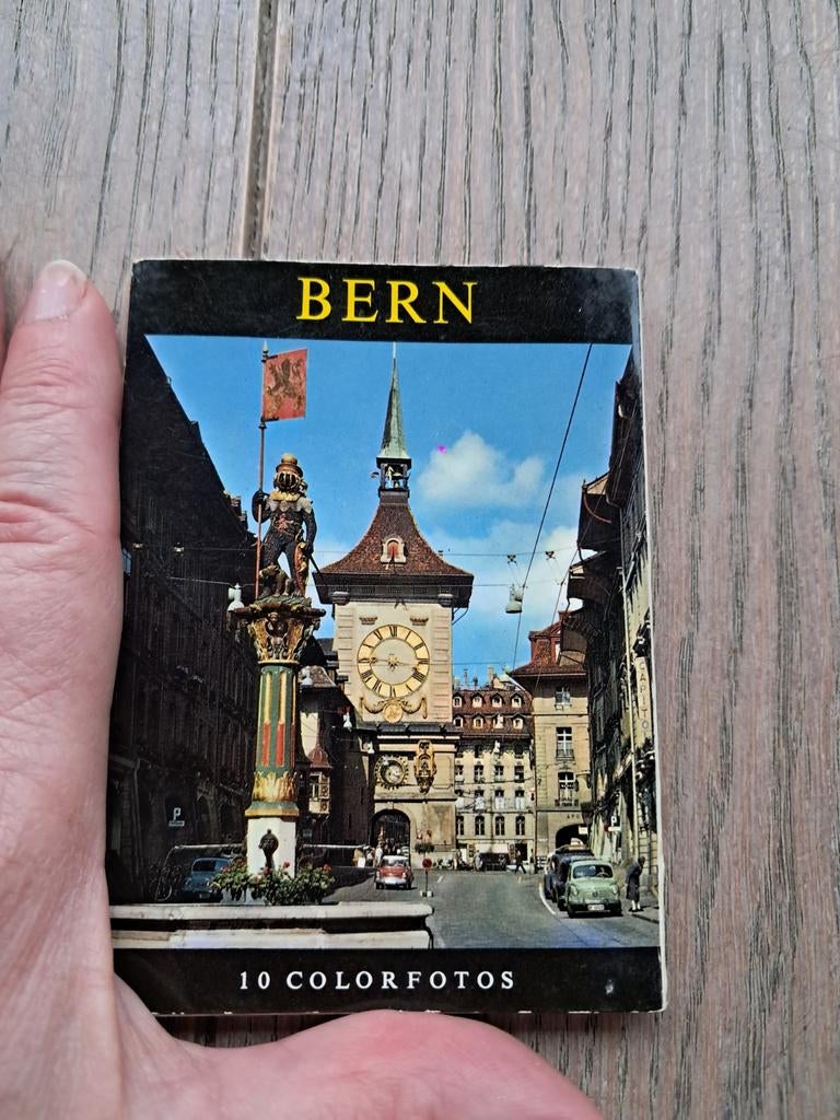 Katern met 10 kleine souvenirkaarten : Bern, Zwitserland, Verzamelen, Ophalen of Verzenden