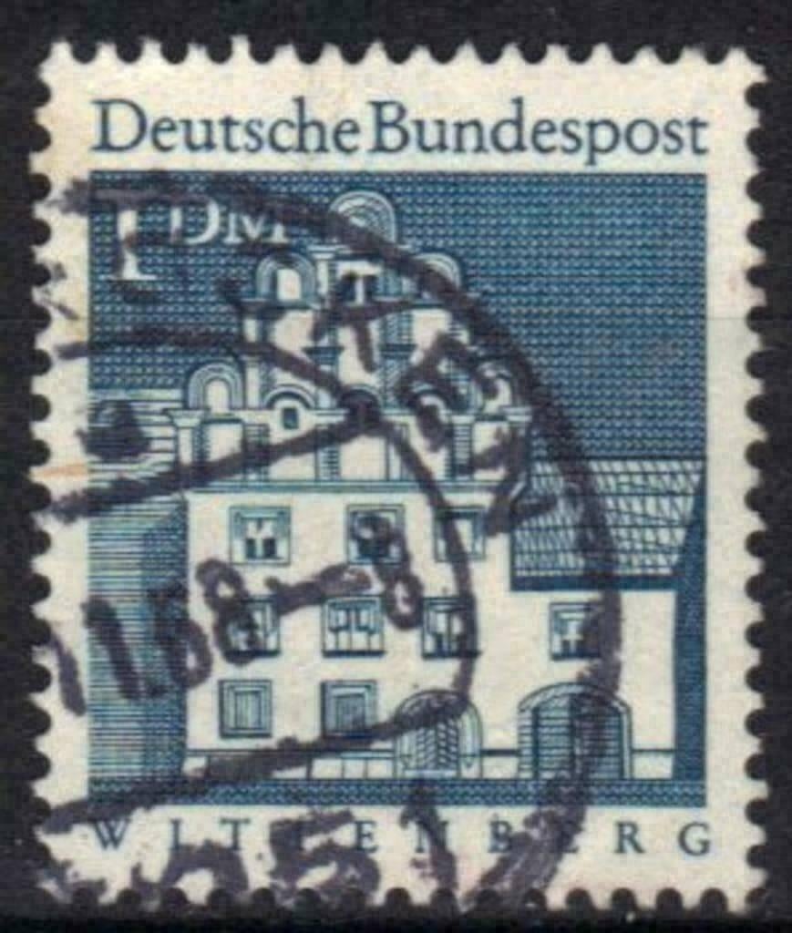 Allemagne Bundespost 1966 - Yvert 360 - Bâtiments (ST), Envoi, Affranchi
