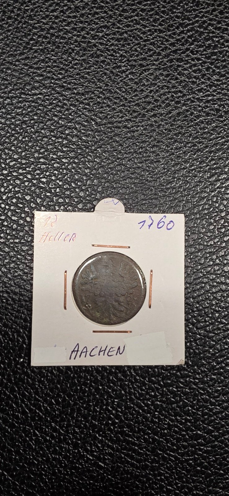 Germaanse staten 12 heller 1760 Aachen, Postzegels en Munten, Munten | Europa | Niet-Euromunten, Ophalen of Verzenden